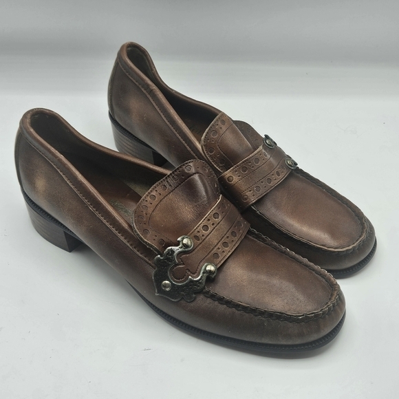 Mens Jolly Rogers by Sebago leather loafers size 10B - Picture 1 of 16